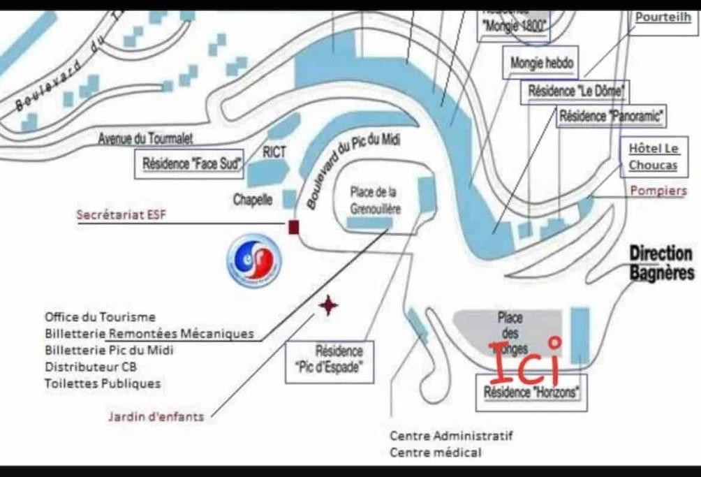 Apartmán Appt Chaleureux 2 - 4 Personnes Au Pied Des Pistes - Draps Et Linges De Toilette Non Fournis - Menage Non Inclus La Mongie Exteriér fotografie